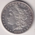 1880 P MORGAN ONE DOLLAR 90% SILVER PHILADELPHIA UNITED STATES AMERICA $1 COIN