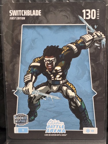 2026 BO JACKSON BATTLE ARENA TRAVIS HUNTER SWITCHBLADE RC ICE FIRST EDITION