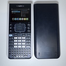 Calculadora Texas Instruments TI-Nspire CX probada con cubierta perfectamente funcionando