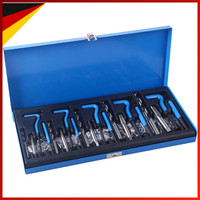 Gewinde Reparatur Set 151 Tlg. Helicoil EinsatzhüLsen M5-M12 Edelstahl Werkzeug