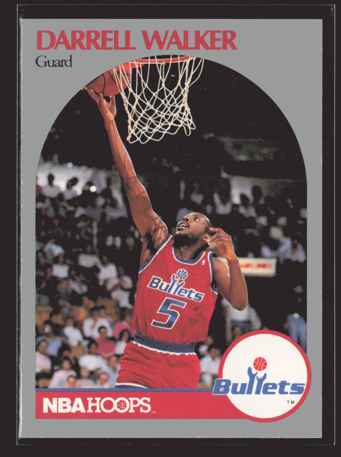 1990-91 Hoops #303 Darrell Walker Washington Bullets