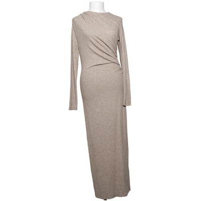 Lindex, Maxikleid, Größe: M, Beige, Elasthan/Polyamid/Polyester/Viskose #JVD