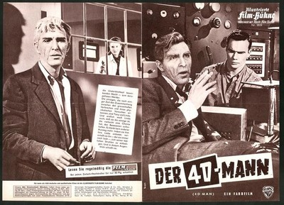 Filmprogramm IFB Nr. 5826, Der 4D-Mann, Robert Lansing, Lee Meriwether, Regie:  