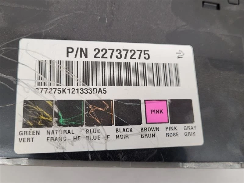 12-14 MÓDULO DE CONTROL DE CARROCERÍA CHEVY AVALANCHE SILVERADO TAHOE ESCALADE 22737275 Foto 3 de 4