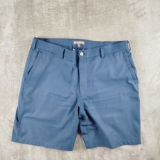 Peter Millar Salem Crown Sport Performance Shorts Mens 36 Blue Chino 8"In Golf