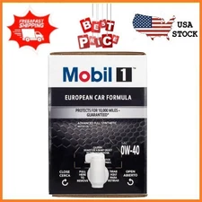 NEW Mobil 1 FS European Car Formula Full Synthetic Motor Oil 0W-40, 12 Quart