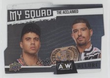 2022 Upper Deck Allure AEW My Squad Anthony Bowens Max Caster The Acclaimed 02l5