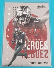 2021 Absolute Unsung Heroes #UH15 Chris Godwin TB Buccaneers Football Card E6
