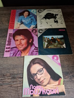 5 x DDR Amiga single Otto Nena Nana Mosuskouri *Retro*(K10)