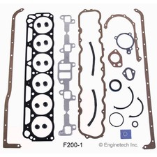 Enginetech Engine Gasket Set F200-1 For Ford 144-200 6cyl Enginetech Engine Gasket Set F200-1 For Ford 144-200 6cyl