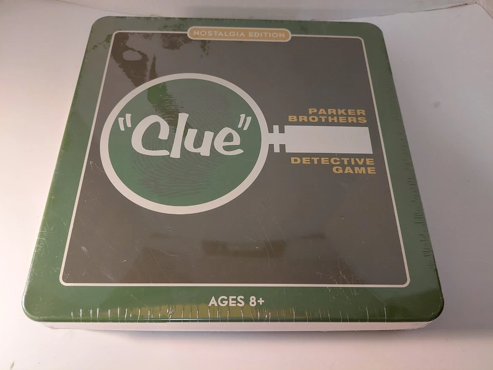 CLUE Board Game Nostalgia Edition Collectible Tin Parker Brothers New Sealed - Image 2 of 4