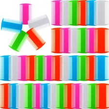 Hushee 100 Pcs Pet Flea 3.5 x 2 Inch, Blue, Green, Orange, Rose Red, White