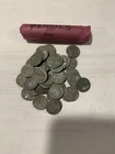 9 Rolls of 50 Circulated 1943 Steel Pennies  W/Mint Marks WWII Wartime Cents