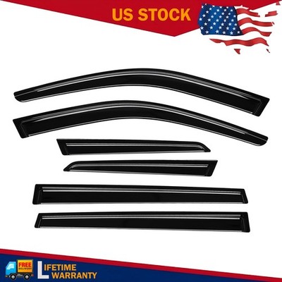 For 2024-2025 Toyota Grand Highlander Rain Guards Deflector Vent Visors 6pcs Set