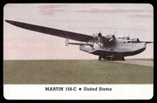 Martin 1944 War Airplanes Jets Leaf Card (NM)