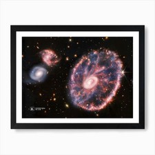 Cartwheel Galaxy, PGC 2248 (James W Framed Wall Art Poster Canvas Print Picture