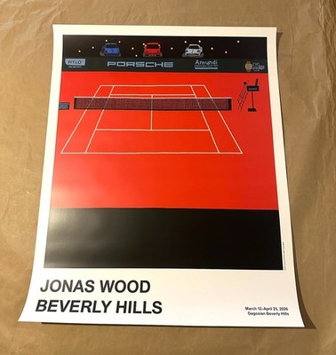 🎾 Jonas Wood Porsche Tennis Grand Prix Poster Beverly Hills 2026