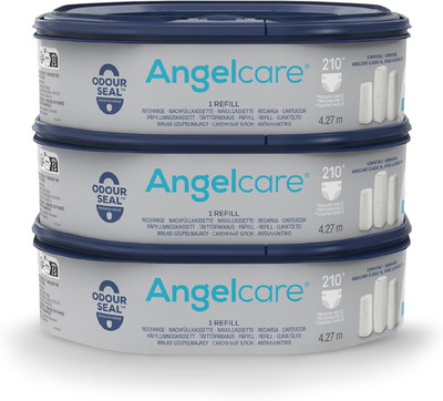 Angelcare Nachfüllkassette Für Windeleimer Dress-Up Und Classic XL, 3Er-Pack