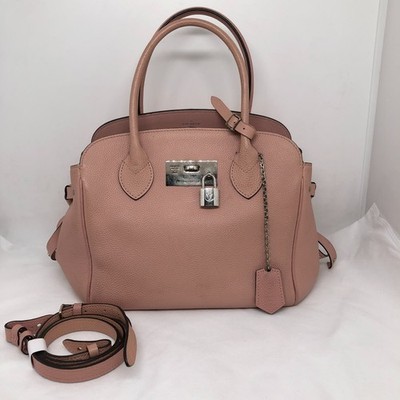 LOUIS VUITTON Milla PM Rose Pink Leather Women Handbag Shoulder Bag France