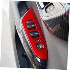 Car Cover ABS Interior Trim Sticker Decal Compatible with Window Control Panel