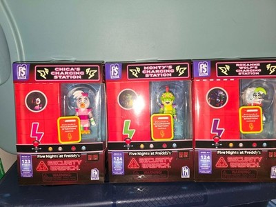 Five Nights At Freddy Charging Station Security Breach Construction set of 4