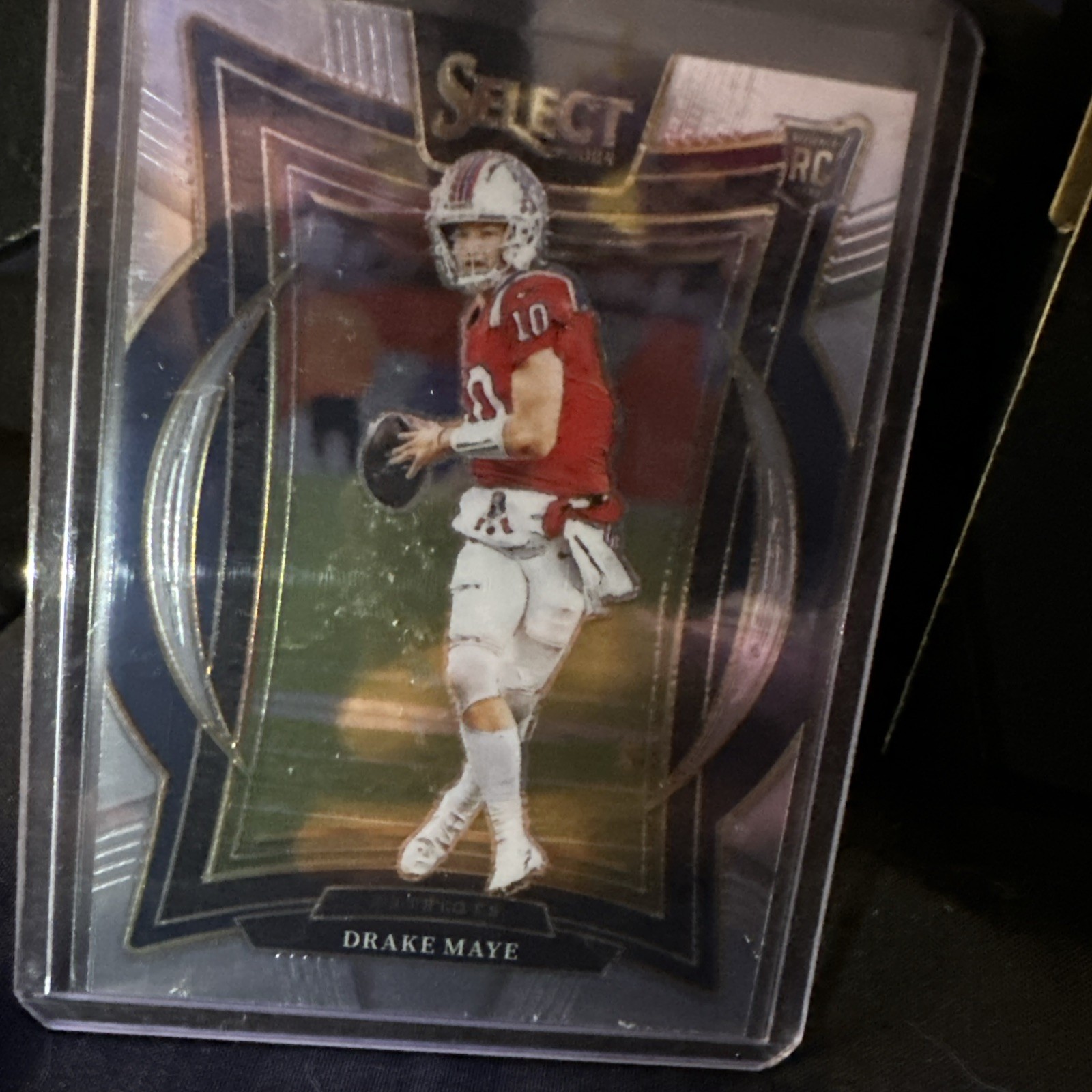 2024 Panini Select - Concourse Drake Maye #27 Silver Prizm (RC)