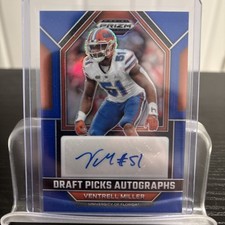 2023 Panini Prizm Draft Picks Draft Picks Autographs Ventrell Miller /149