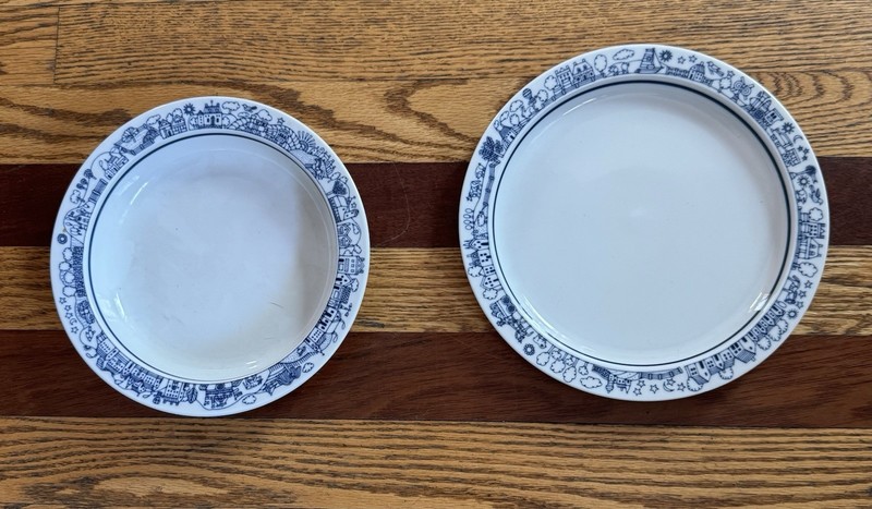 VERY RARE!! Dansk Bistro Plate & Salad/Soup Bowl