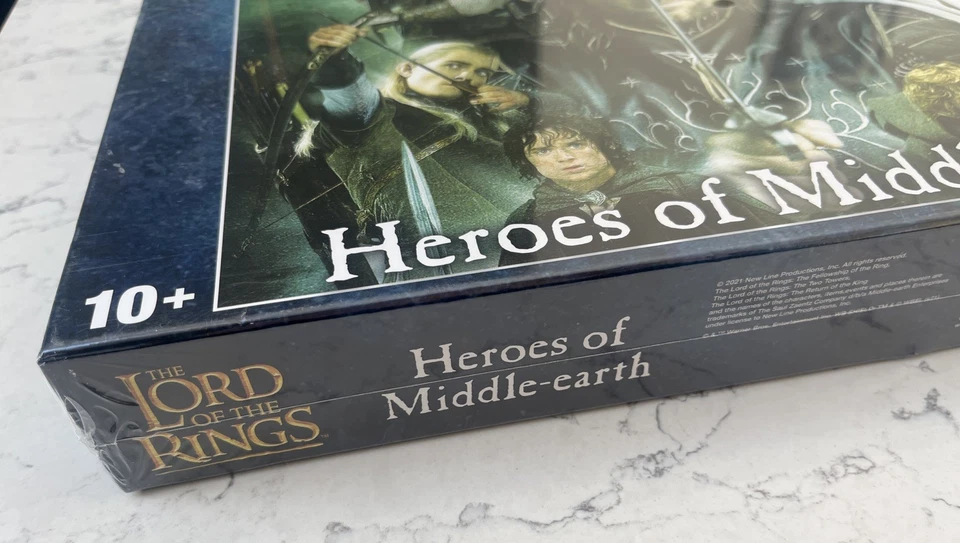 EL SEÑOR DE LOS ANILLOS HÉROES DE LA TIERRA MEDIA 1000 PIEZAS ROMPECABEZAS NUEVO Foto 2 de 4