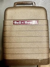 Vintage Bell  Howell 253 AX 8mm Film Projector Case 2 Reels Covers Clean