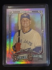🔥Andres Gimenez 2025 Topps Allen & Ginter Silver Portrait #94 Toronto Blue Jays