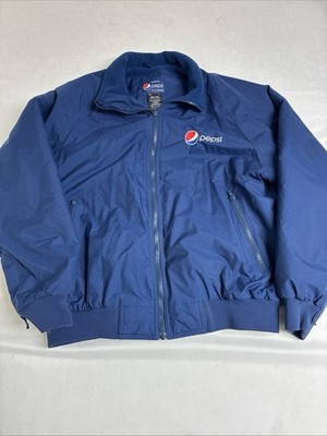 Pepsi Employee Full Zip Puffer Jacket By Aramark Size Large 