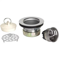 Junior Bar Sink Strainer - Stainless Steel with Polished Finish