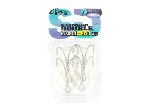 Owner SD-36 Double Hook Stinger Size 3/0 Japan (6130) - Picture 1 of 6