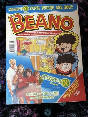 The Beano Comic No.3150 2002 Scooby Doo (2002) Ad