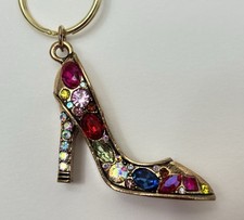 Crystal High Heel Keychain - Sparkle In Style. Gift For Women.