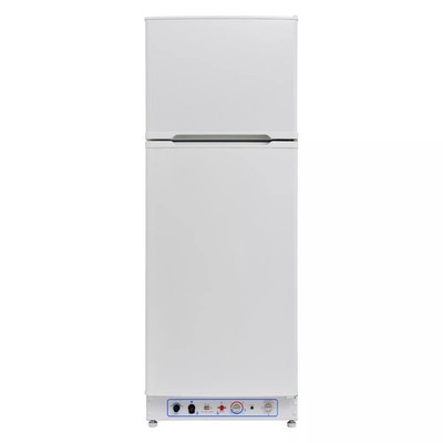 Smad 9.4 cu ft Absorption Fridge Freezer LPG/AC110v Caravan Leisure Refrigerator
