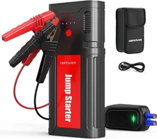 DBPOWER Jump Starter 2750A Peak 76.96Wh Portable Car Jump Starter (Up to 10L ...
