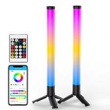 360 Smart Light Bars, RGB Game Lights on Desk, TV Backlight with Music Sync,...