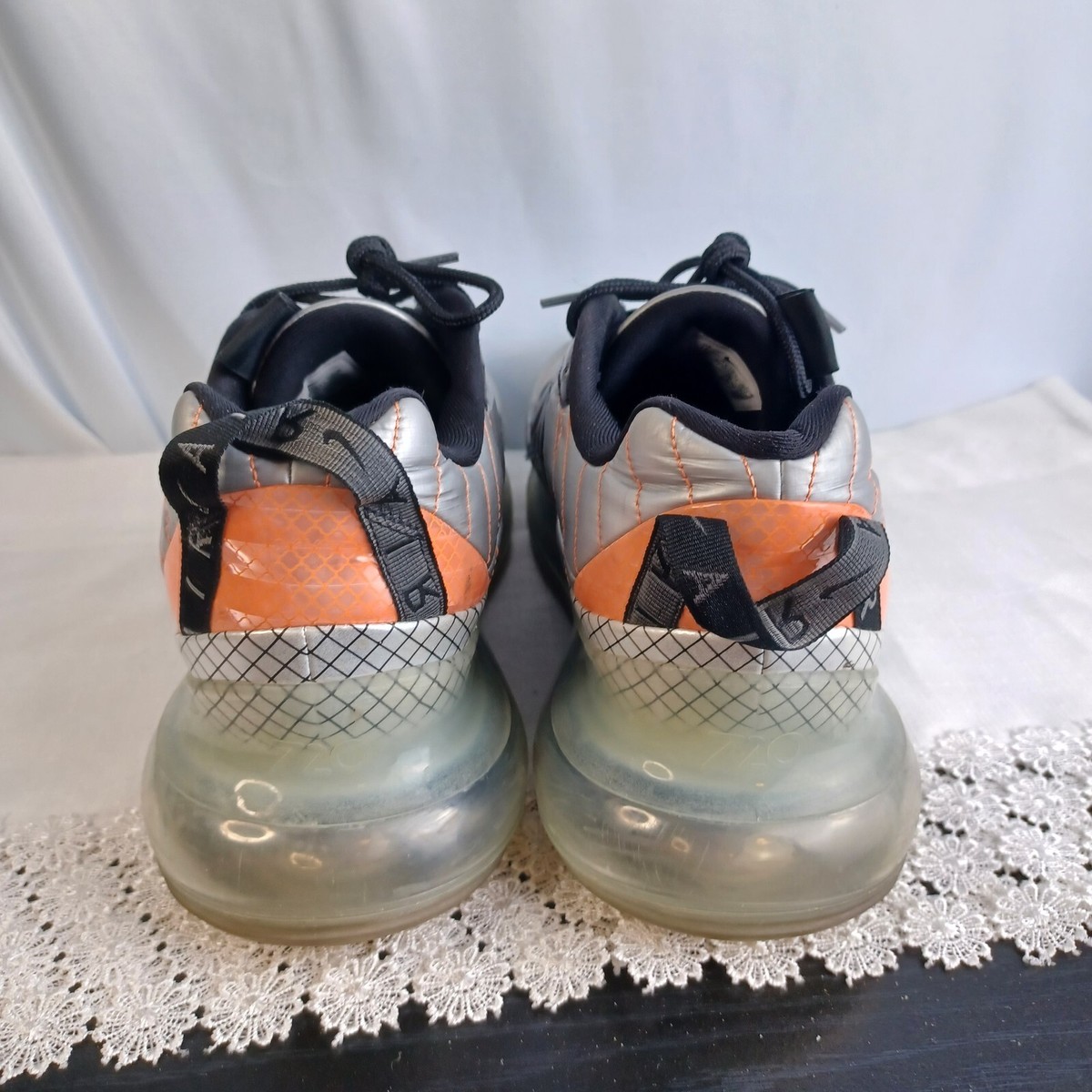 Nike Air MAX 720-818 Sneakers Mens 11 Metallic Silver/Black/Orange BV5841-001 Nike Air Max MX 720-818 Mens Sneaker BV5841-001 Metallic  main image 2