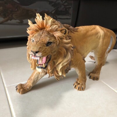 1/6 Scale Jungle king JX-KL001 JxK.Studio Brown African Lion Resin Statue used