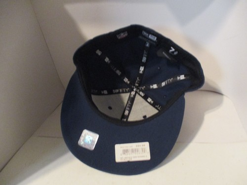 Denver Broncos NFL On-Field New Era Blue 59FIFTY 7 3/8 Fitted Hat - Picture 5 of 6