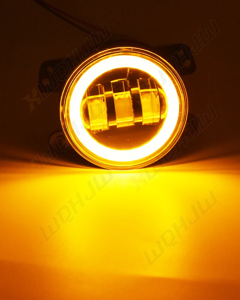 Par de luces antiniebla LED de 4" para Dodge Charger 2011-2014 parachoques delantero lámpara de conducción Foto 3 de 4