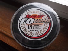 Sunline Super FC Sniper Fluorocarbon 18 lbs (8.2 kg)  1200 yds. (1097 m)