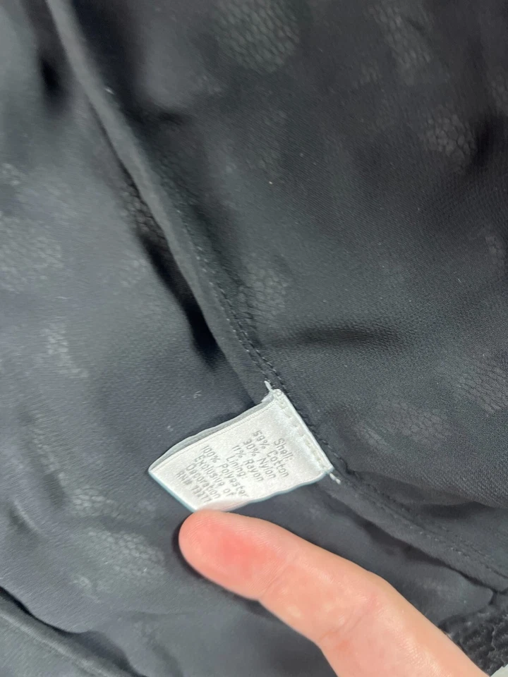 LC Lauren Conrad Womens Black Lace Bolero Formal Topper Size 10 Elbow Sleeve - Image 4 of 4