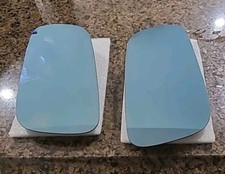 Par Para VW Golf 4 Jetta 4 1998 1999-2006 Puerta Ala Calefacción Vidrio Espejo Azul