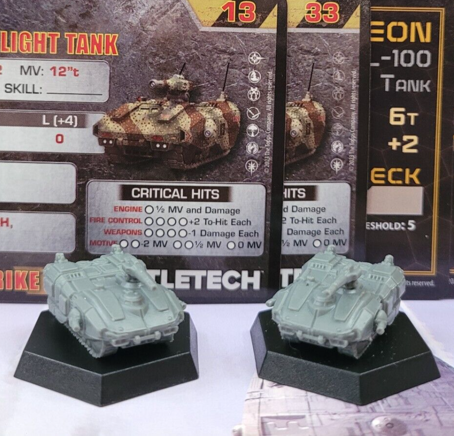Battletech 2 Galleon Tanks Mech Inner Sphere Mercenaries boxed set ...