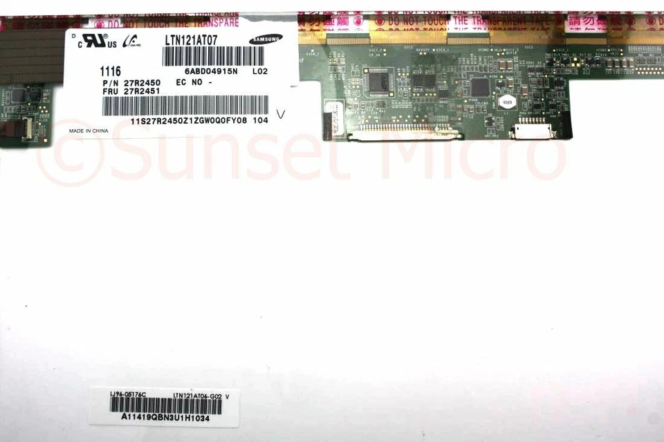 Lenovo Thinkpad X201s Laptop 12.1" LED LCD Screen Display 27R2451 27R2450 - Image 3 of 3