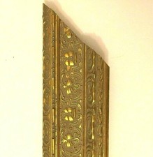 Custom Cut ornate 3.5" 3-1/2" wide Gold Frame for Picture Mirror Artwork