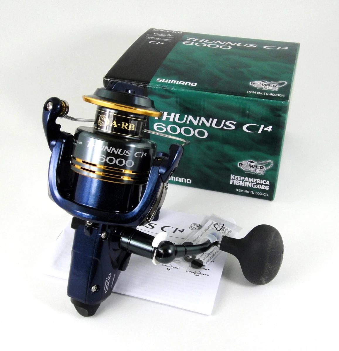 New in Box Shimano THUNNUS TU CI4 6000 Spinnig Reel *U.S SELLER